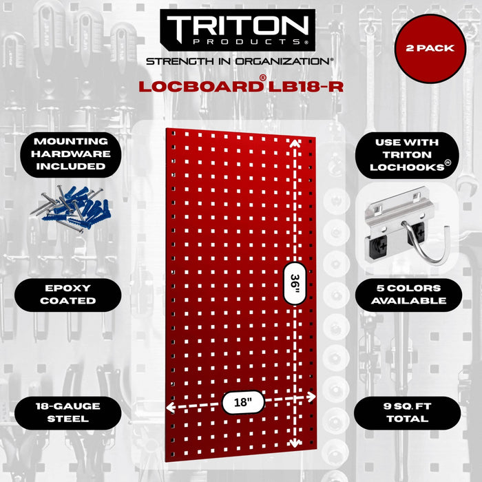 Stationary Pegboard Panels Steel