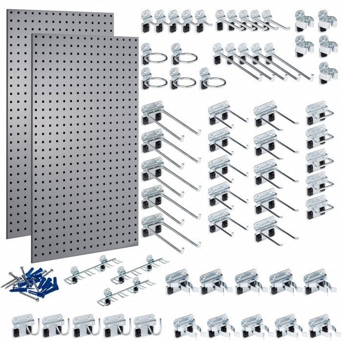 Stationary Pegboard Panels Steel