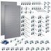 Stationary Pegboard Panels Steel