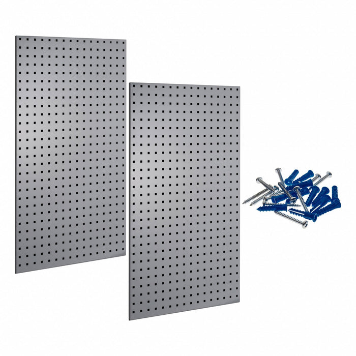 Stationary Pegboard Panels Steel