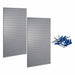 Stationary Pegboard Panels Steel