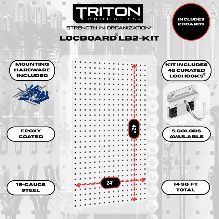 K3826 Pgbrd Pnl Kit 400 lb 42 x24 x1/2 in