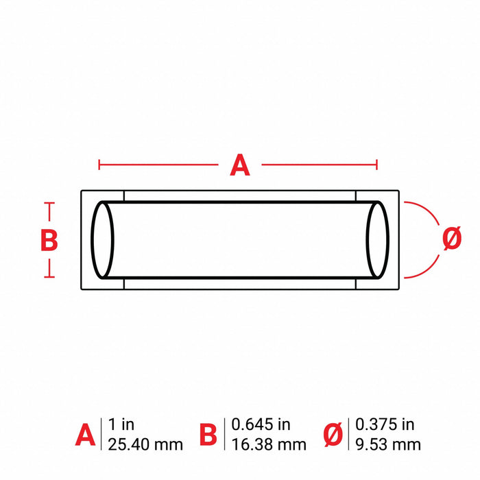 Sleeve Polyolefin Blue 1 W