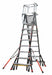 Adj. Cage Pltfrm Lddr 14ft Fbrglss 375lb