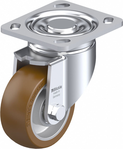 Plate Caster Swivel Polyurethane 5 1/2 H