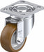 Plate Caster Swivel Polyurethane 5 1/2 H
