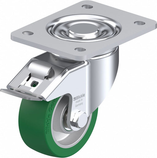 Plate Caster Swivel Polyurethane 5 1/2 H
