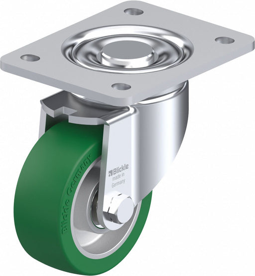 Plate Caster Swivel Polyurethane 5 1/2 H