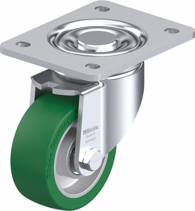 Plate Caster Swivel Polyurethane 5 1/2 H
