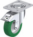Plate Caster Swivel Polyurethane 6 1/2 H