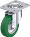 Plate Caster Swivel Polyurethane 6 1/2 H