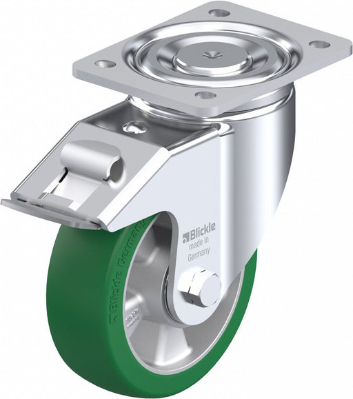 Plate Caster Swivel Polyurethane 7 3/4 H