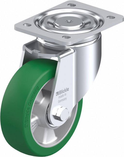 Plate Caster Swivel Polyurethane 7 3/4 H