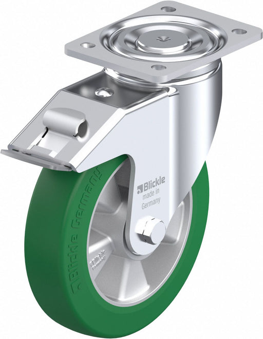 Plate Caster Swivel Polyurethane 9 5/8 H