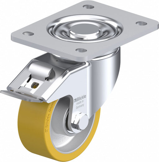 Plate Caster Swivel Polyurethane 5 1/2 H