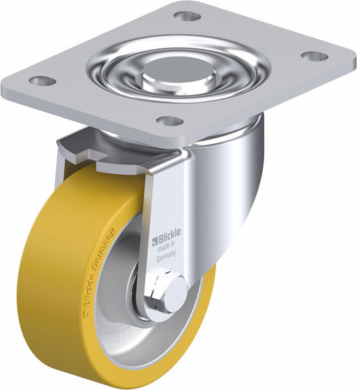 Plate Caster Swivel Polyurethane 5 1/2 H