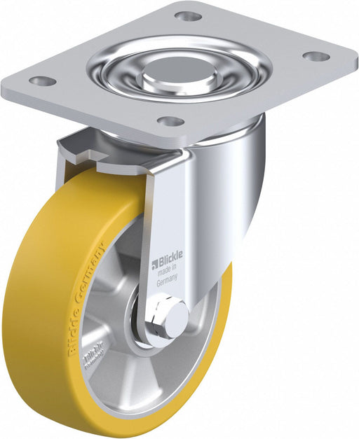 Plate Caster Swivel Polyurethane 6 1/2 H