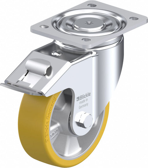 Plate Caster Swivel Polyurethane 7 3/4 H