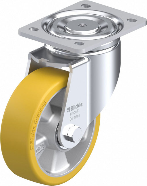Plate Caster Swivel Polyurethane 7 3/4 H
