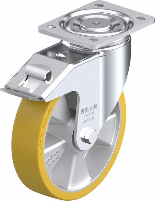Plate Caster Swivel Polyurethane 9 5/8 H
