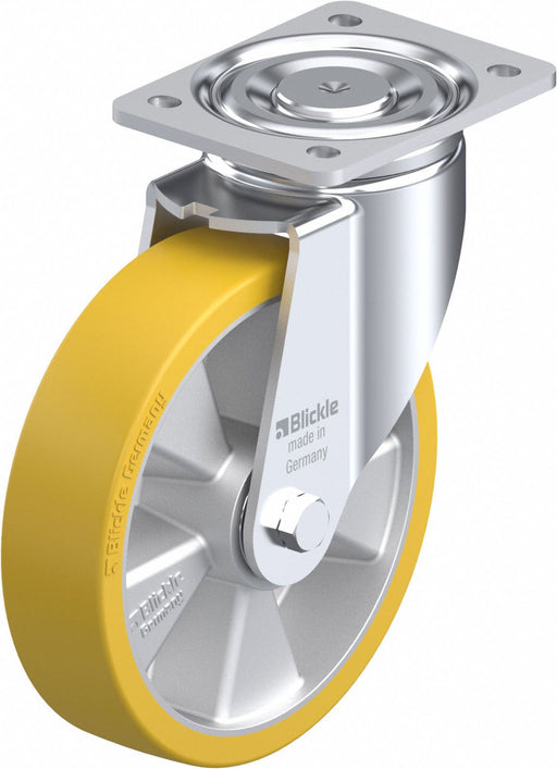 Plate Caster Swivel Polyurethane 9 5/8 H