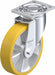 Plate Caster Swivel Polyurethane 9 5/8 H