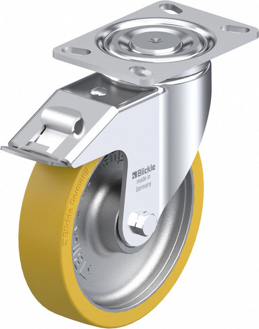 Plate Caster Swivel Polyurethane 9 5/8 H