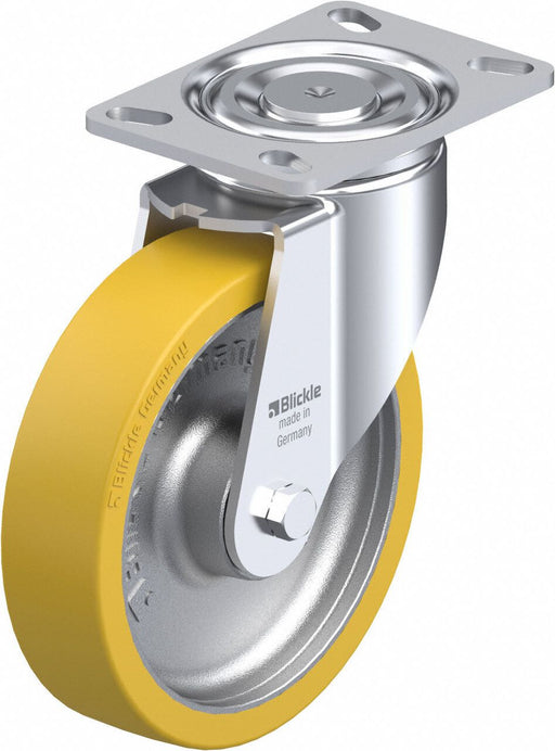 Plate Caster Swivel Polyurethane 9 5/8 H