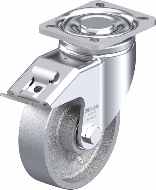 Plate Caster Swivel Metal 6 1/2 H