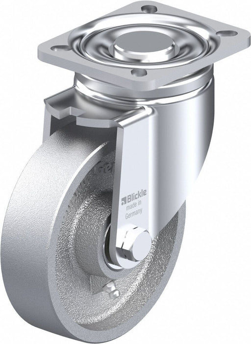 Plate Caster Swivel Metal 6 1/2 H
