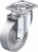 Plate Caster Swivel Metal 6 1/2 H