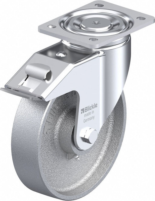 Plate Caster Swivel Metal 9 5/8 H