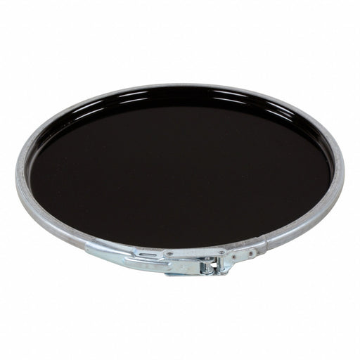 Steel Pail Lid Black Steel