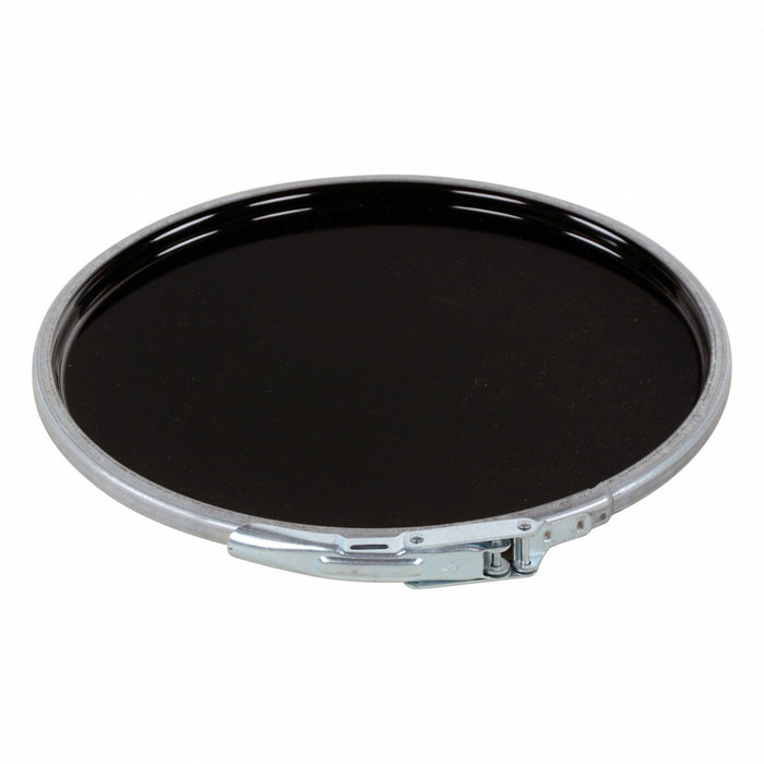 Pail Lid 12.75 in OD Steel Black