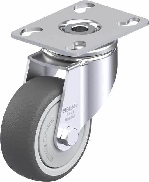 Plate Caster Swivel Polyurethane 4 3/8 H