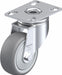 Plate Caster Swivel Rubber 4 3/8 H