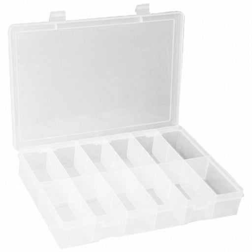 K4971 CompartmentBox 13.125inW 9inL Clear