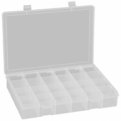 K4971 CompartmentBox 13.125inW 9inL Clear