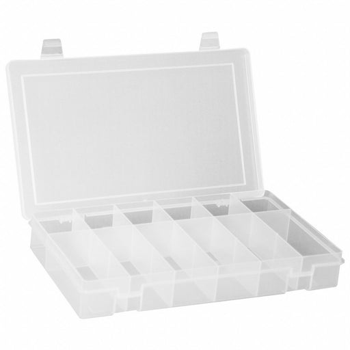 K4971 CompartmentBox 13.125inW 9inL Clear