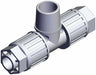 High Purity Fitting Adapter PFA Tee