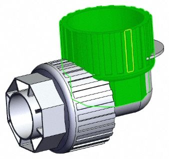 High Priority Tube Fitting Union PFA