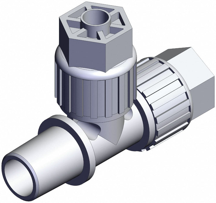 High Purity Fitting Adapter PFA Tee