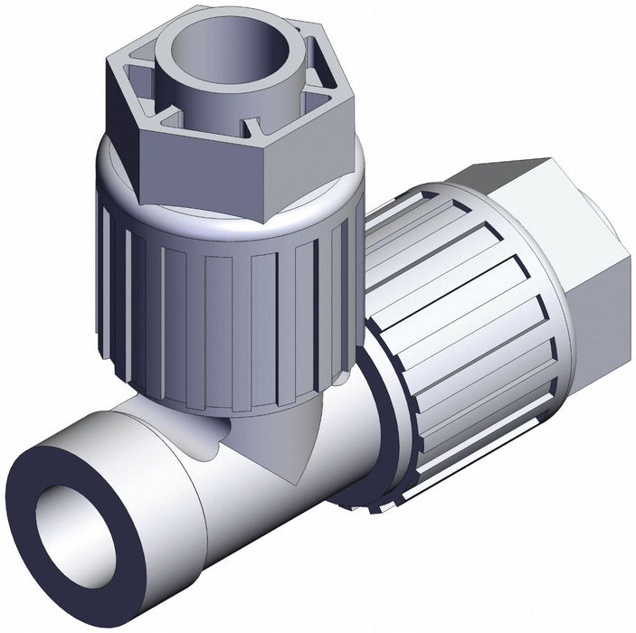 High Purity Fitting Adapter PFA Tee