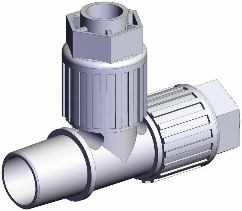High Purity Fitting Adapter PFA Tee