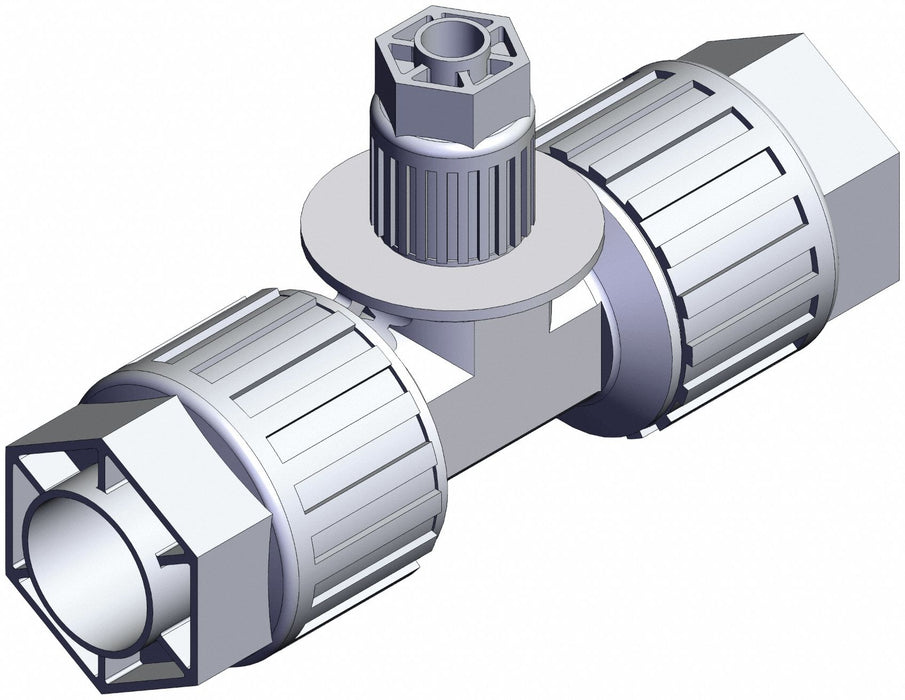 High Purity Fitting Reducer PFA Tee