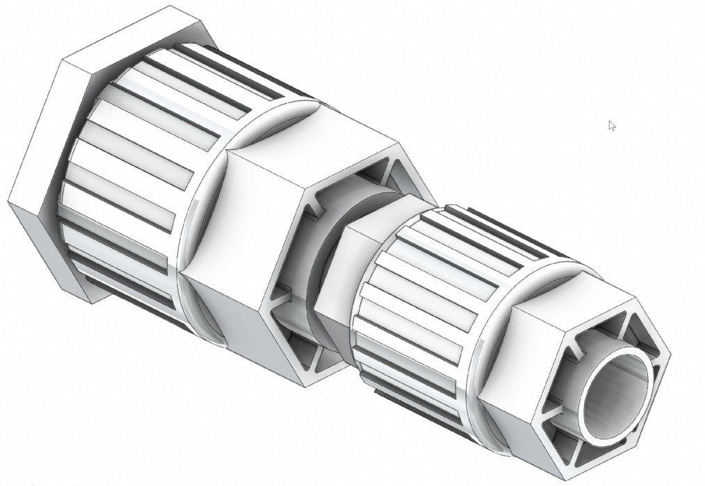 Fitting Union PFA Straight