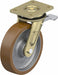 Plate Caster Swivel Polyurethane 9 5/8 H