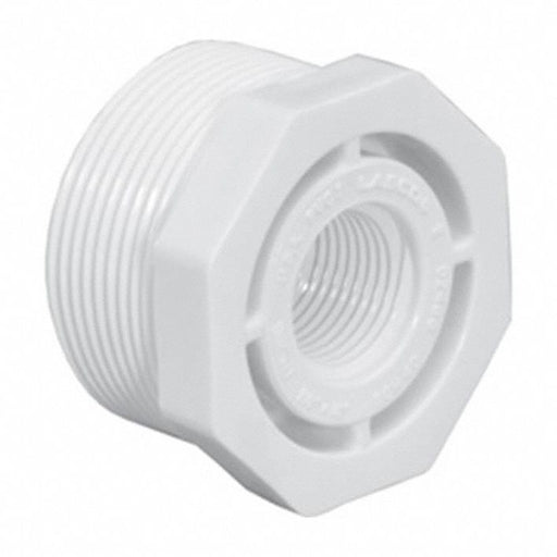 PVC Bushing 1/2 in NPT 1/4 in NPT