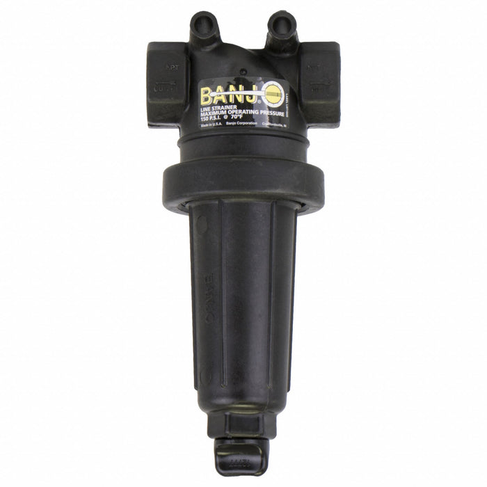 Inline Strainer 9 in H 1 190 micron