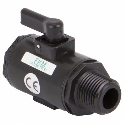 Manual 2-Way Ball Valve NPT Polypro